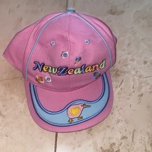 Pink kids New Zealand hat!